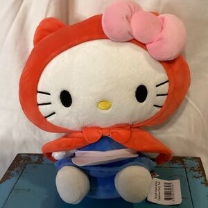 Hello Kitty Sanrio NWT Little Red Riding Hood Costume Fairytale 10”